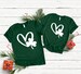 Heart Shamrock Shirt, Lucky Shirt, St Patrick's Day Shirt, Heart Shirt, Irish Shirt, St. Paddy's Day Shirt 