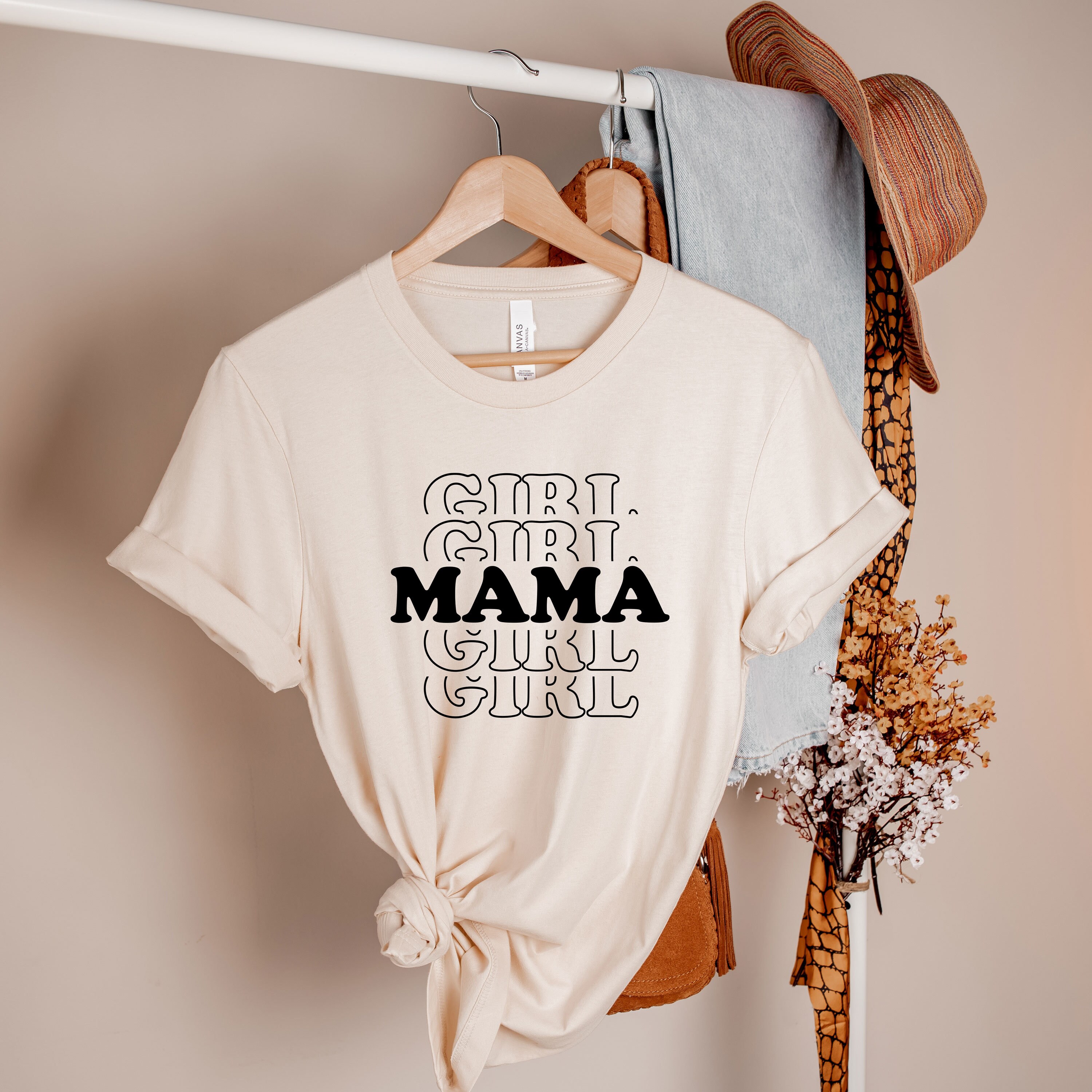 Girl Mama TShirt Mom Shirt Mom of Girls Shirt Mother's Etsy