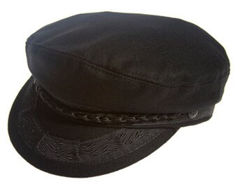 Authentic Greek Fisherman's Cap - Wool - Black