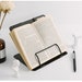 Foldable Angled Book Reading Stand, Portable Adjustable Document Holder For Desks, Book Stand Display