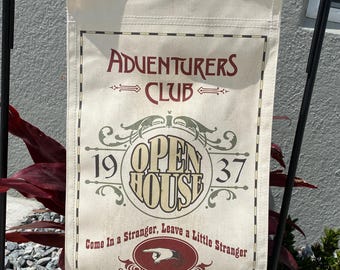 Adventurer's Club Garden Flag