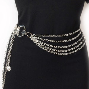 Chain Belt, Women&#39;s Metal Belt, Elegant belt, Gothic belt, Metal belt, Women vintage chain belt high waist, Boho Hippie Metal Belt