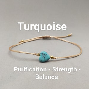 Turquoise Shamballa Bracelet Wish Bracelet Natural Stone Bracelet Minimalist Women's Bracelet with Crystals and Beads 10mm image 1