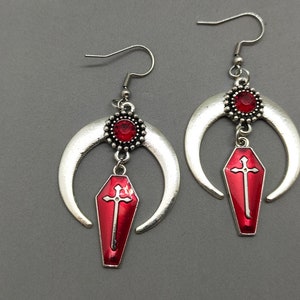 Earrings, Goth Earrings, Gothic Jewellery, Witch Jewellery