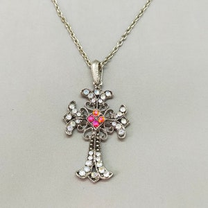 Gothic Cross Necklace, Gothic Jewelry, Gothic Necklace,  Necklace Jewelry