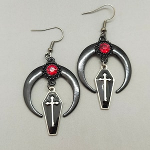 Earrings, Goth Earrings, Gothic Jewellery, Witch Jewellery