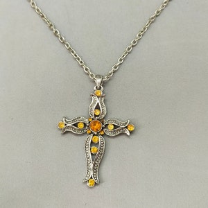 Gothic Cross Necklace, Gothic Jewelry, Gothic Necklace,  Necklace Jewelry, Necklace Cross,  Necklaces Jewelry collar de ghost