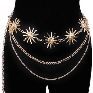Gold Sun Belt - Etsy display picture 3
