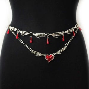 Heart Belt for Women, Silver Chain Belt, Hippie Belt, Boho Belt, Chain Belt, Gifts for Girlfriend, Gifts for Her, Women&#39;s Metal Belt,