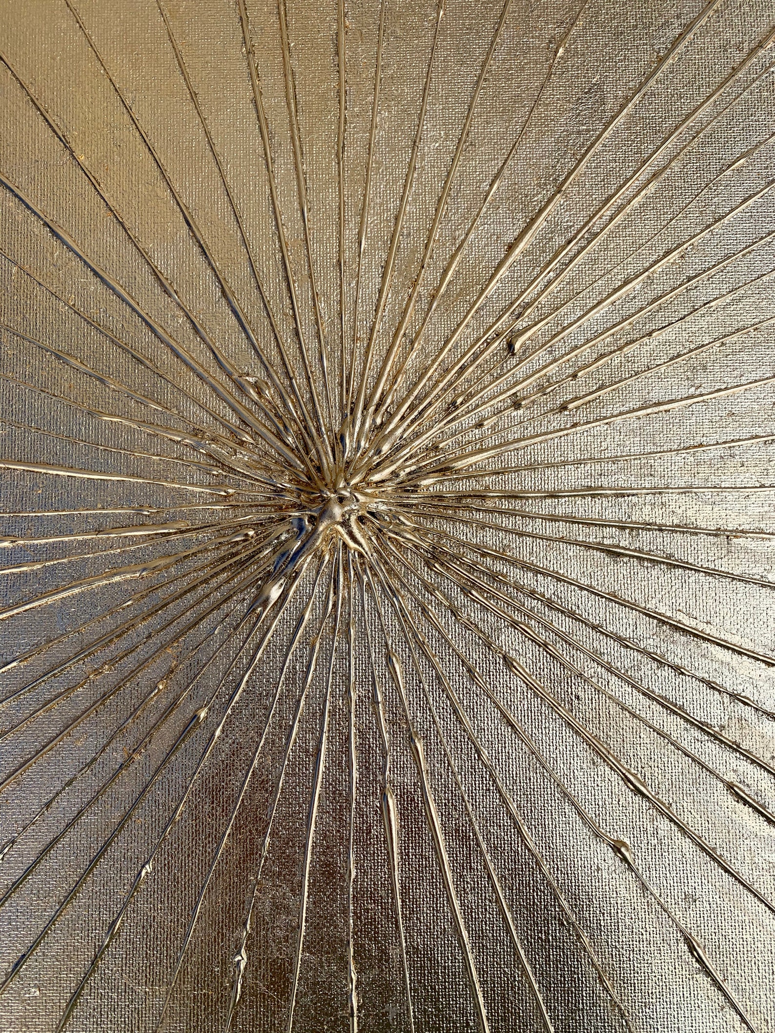 Extra Large Abstract Art Gold Leaf Wall Art Gold Wall Decor Etsy