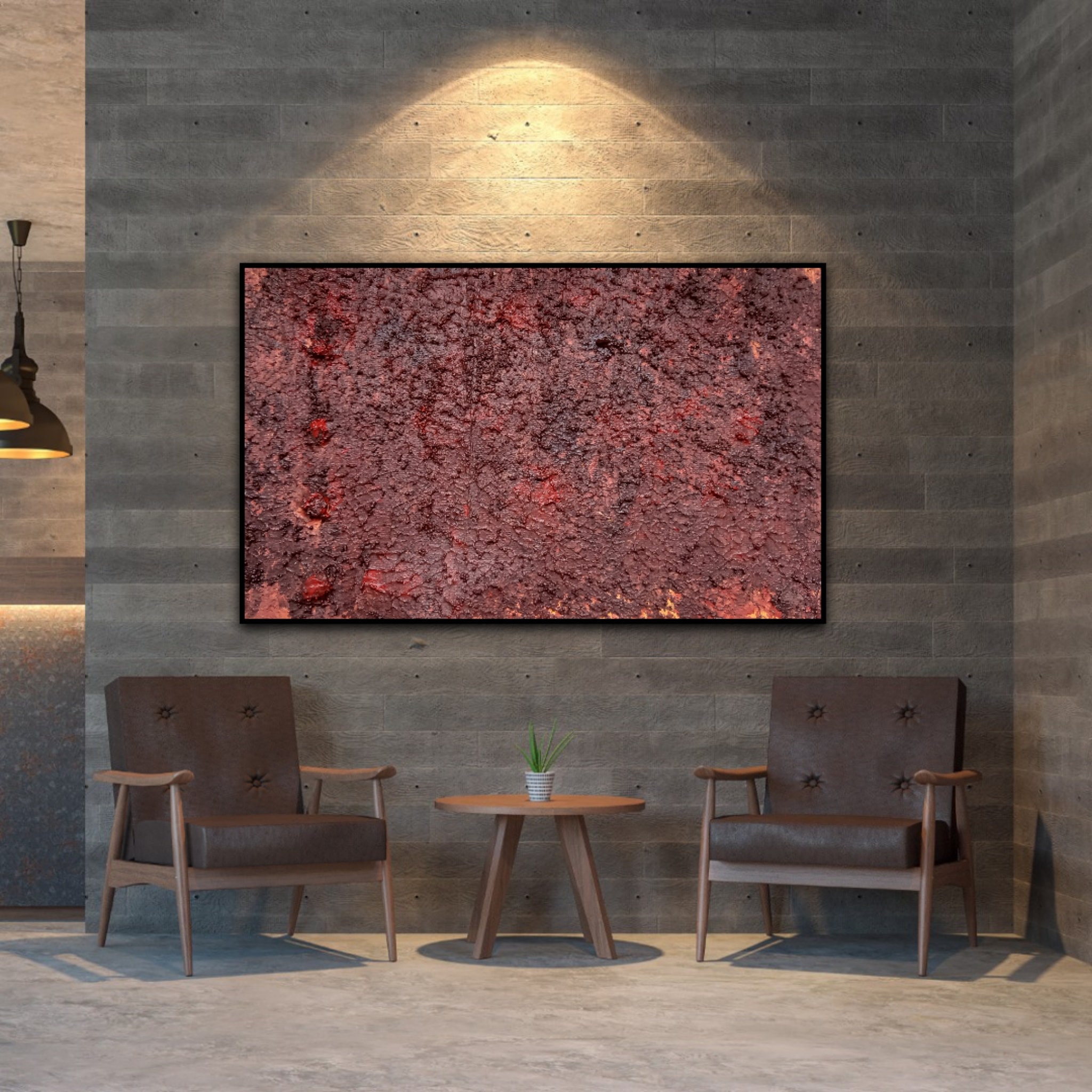 Copper Artwork, Vintage Decor, Industrial Wall Art, Retro
