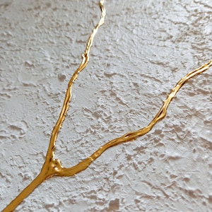 Kintsugi Wall Art: Japanese Ceramics, Gold Leaf Repair