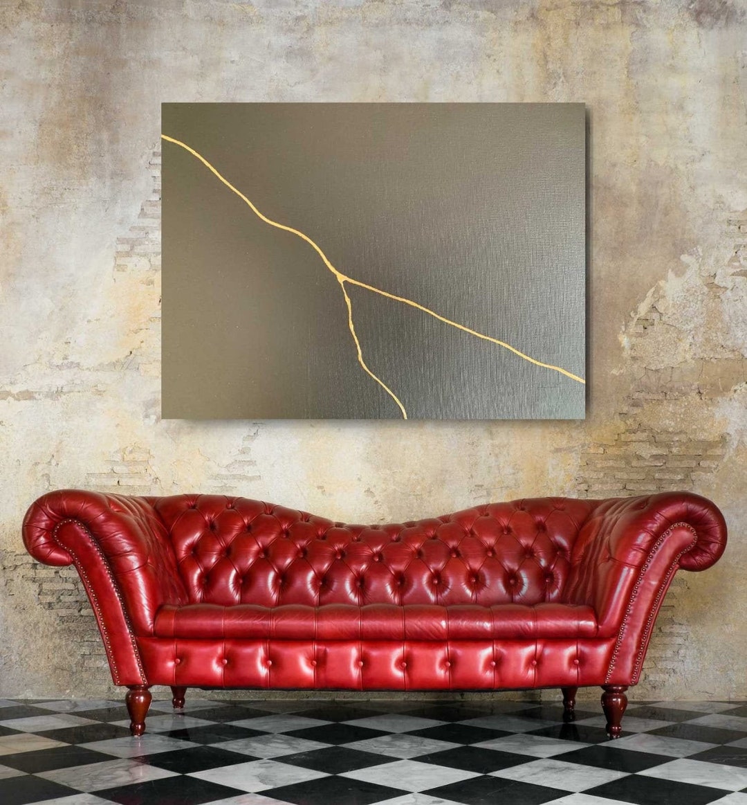Japanese Artwork Kintsugi Japanese Wall Hanging Asian Wall Etsy