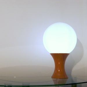 Table Lamp STILNOVO - Glass Sphere - Italy 1960