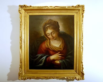 Italian School (XVIII) Oil on canvas - Immaculate Virgin