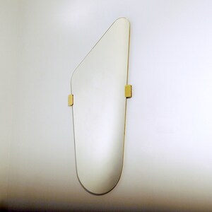 Wall Mirror Brass Inserts Made in Italy image 3