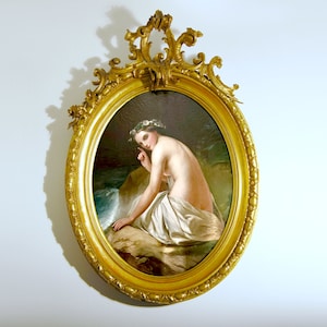 Bathing Beauty - Oil on canvas - Ernst Friedrich von Liphart - 19th century
