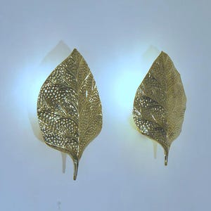 Pair Of Wall Lamp LEAF Art. A-017 - BRASS - Limited Edition