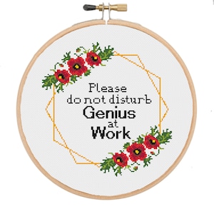 Set of 15 Funny Office Cross Stitch Patterns: Snarky Coworker Gift ...