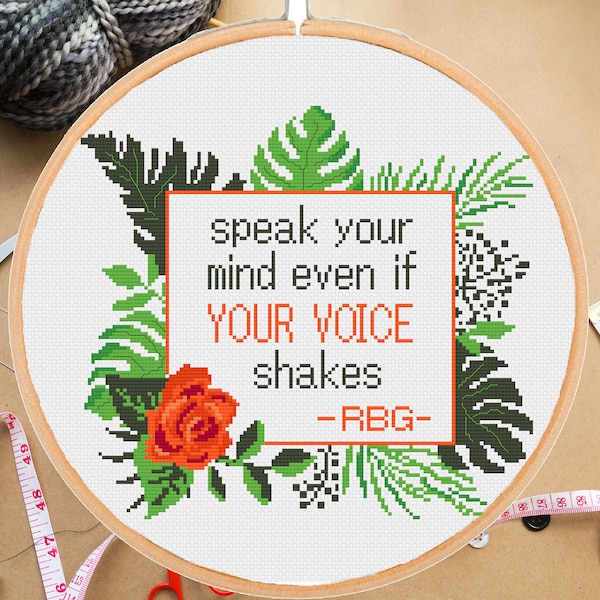 Feminist Cross Stitch Etsy