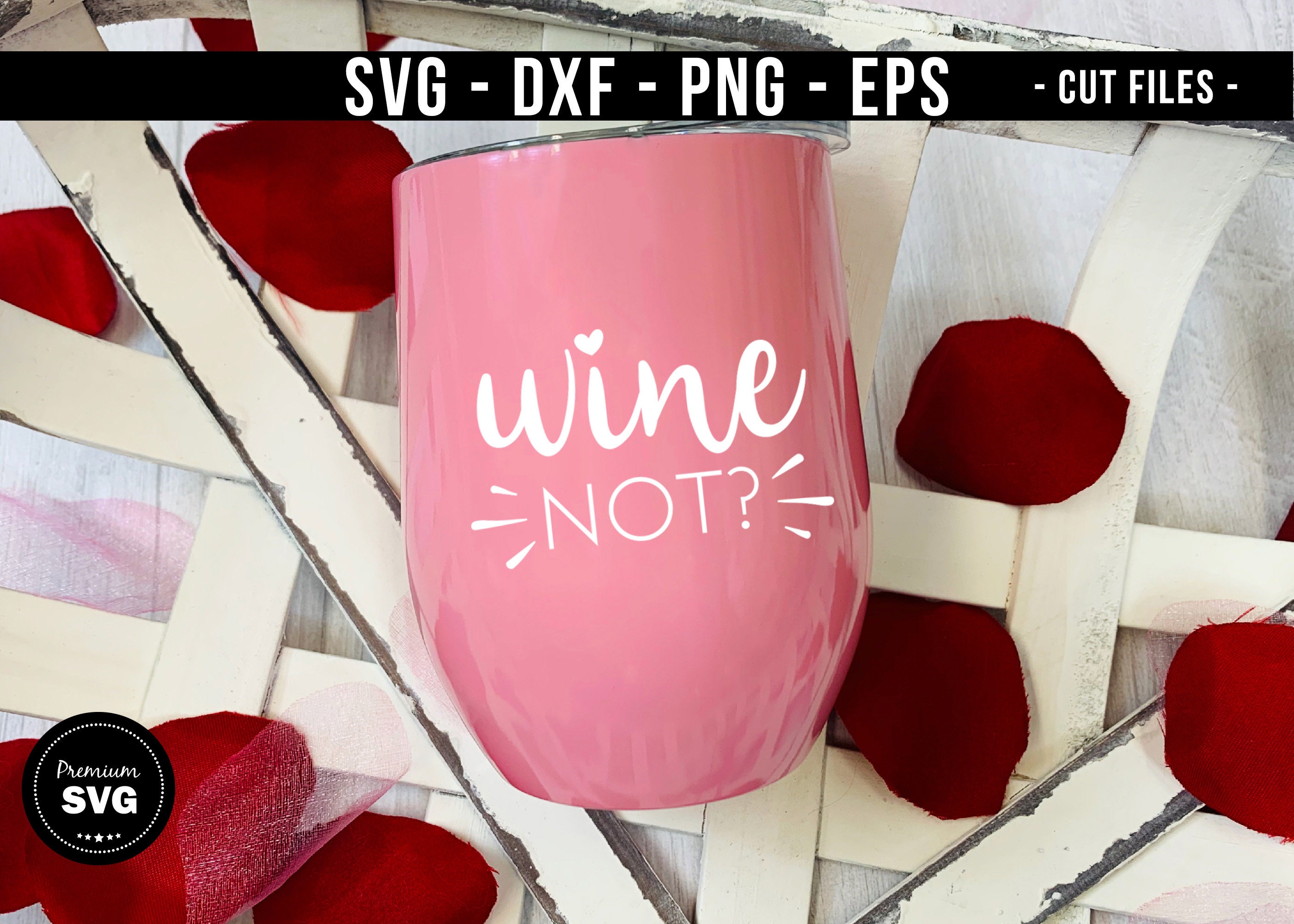 Wine not svg Wine tumbler funny svg Wine tumbler svg Wine  Etsy
