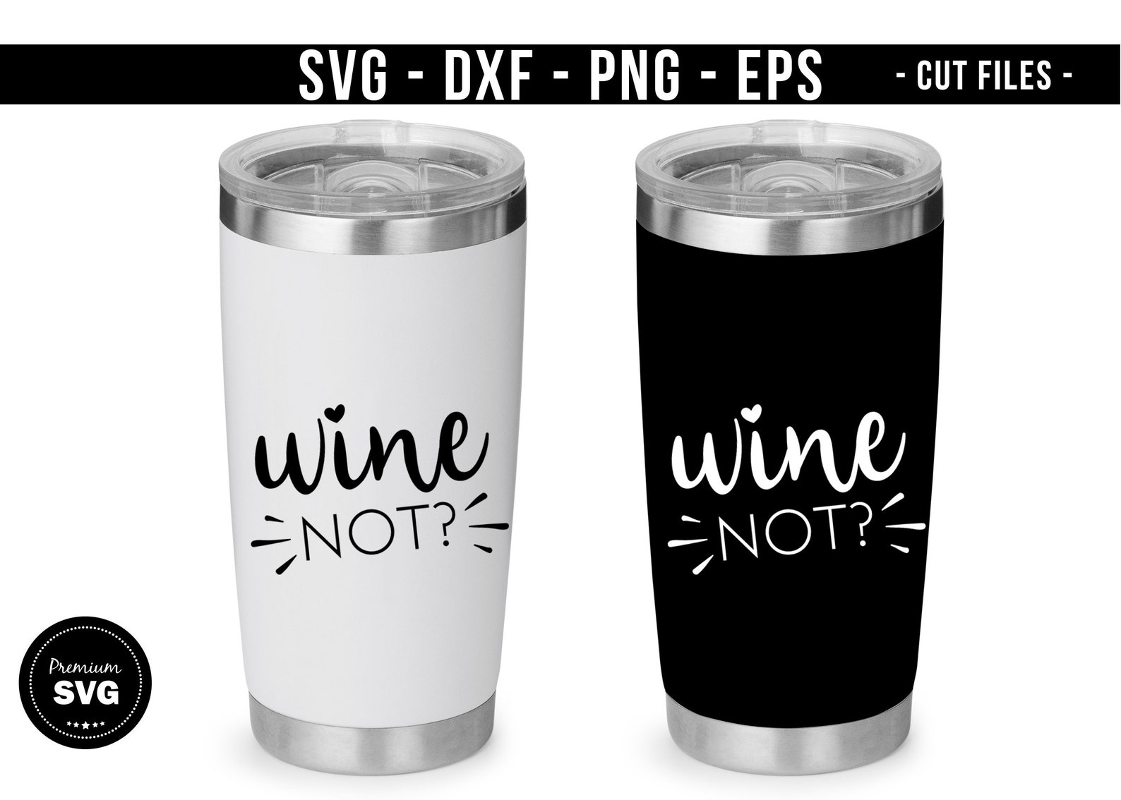 Wine Not Svg Wine Tumbler Funny Svg Wine Tumbler Svg Wine  Etsy