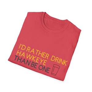 Iowa Zustand Tailgate Shirt Punny Tailgating Iowa Unisex Softstyle T-Shirt Bild 5