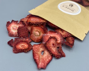 Dried Strawberry treats for Rabbits, Guineapig & Hamsters