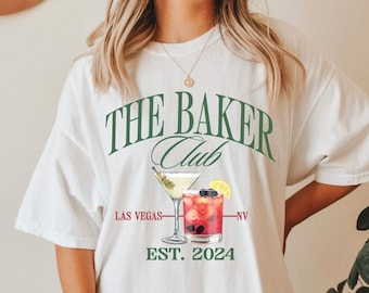 Personalized Social Club Shirt Comfort Colors® Gift for Bridesmaids Proposal Custom Bridal Party Bachelorette Merch Girl&#39;s Trip T Shirts