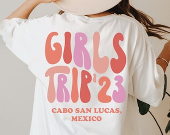 Comfort Colors Girls Trip T-Shirt, Retro Vacation Tee