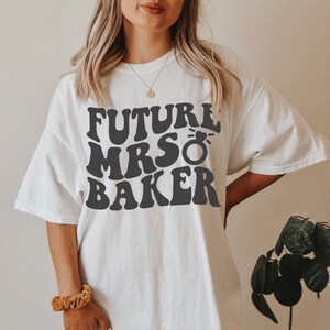 Custom Future Mrs. Shirt, Retro Bachelorette Party Tee