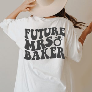 Comfort Colors Future Mrs. Shirt, Retro Bachelorette Party Tee