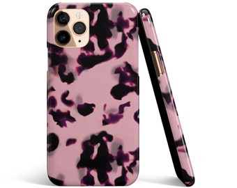 Aangepaste roze ivoor neutrale schildpad shell print| Mat of glanzend | iPhone Samsung Galaxy Google Pixel |   Snap of tough phone case