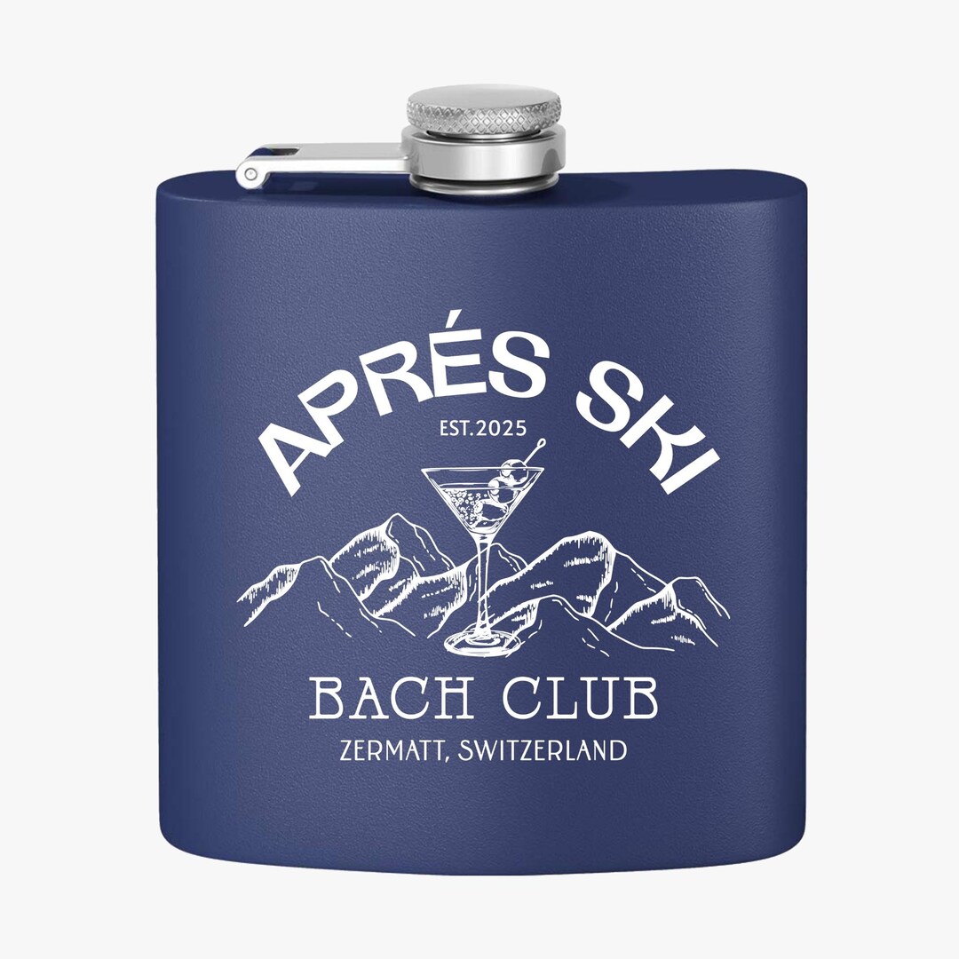 Personalized Party Favors Apres Ski Bachelorette Party Flasks ...