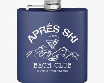 Personalized Party Favors Apres Ski Bachelorette Party Flasks Bridesmaid Gifts