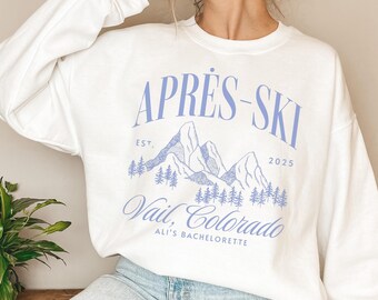 Ski Bachelorette Sweatshirt: Custom Bridal Party Merch