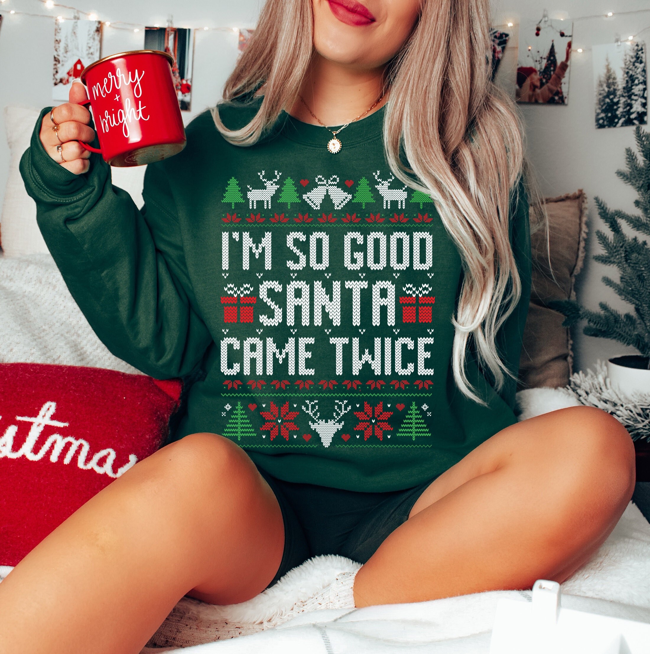 Dirty Ugly Christmas Sweater, Dirty Christmas Sweatshirt For Women Men