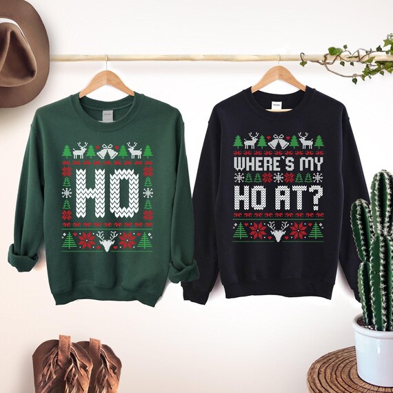 funny HO! Ugly christmas sweater funny HO! Ugly christmas sweater