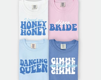 Comfort Colors Dancing Queen Bridesmaid Shirt: Disco Bachelorette Party