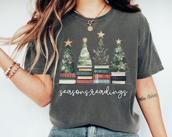 Bookish Christmas Sweatshirt: Seasons Readings - Book Lover Gift