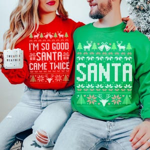 a man and woman wearing ugly ugly ugly ugly ugly ugly ugly ugly ugly ugly ugly