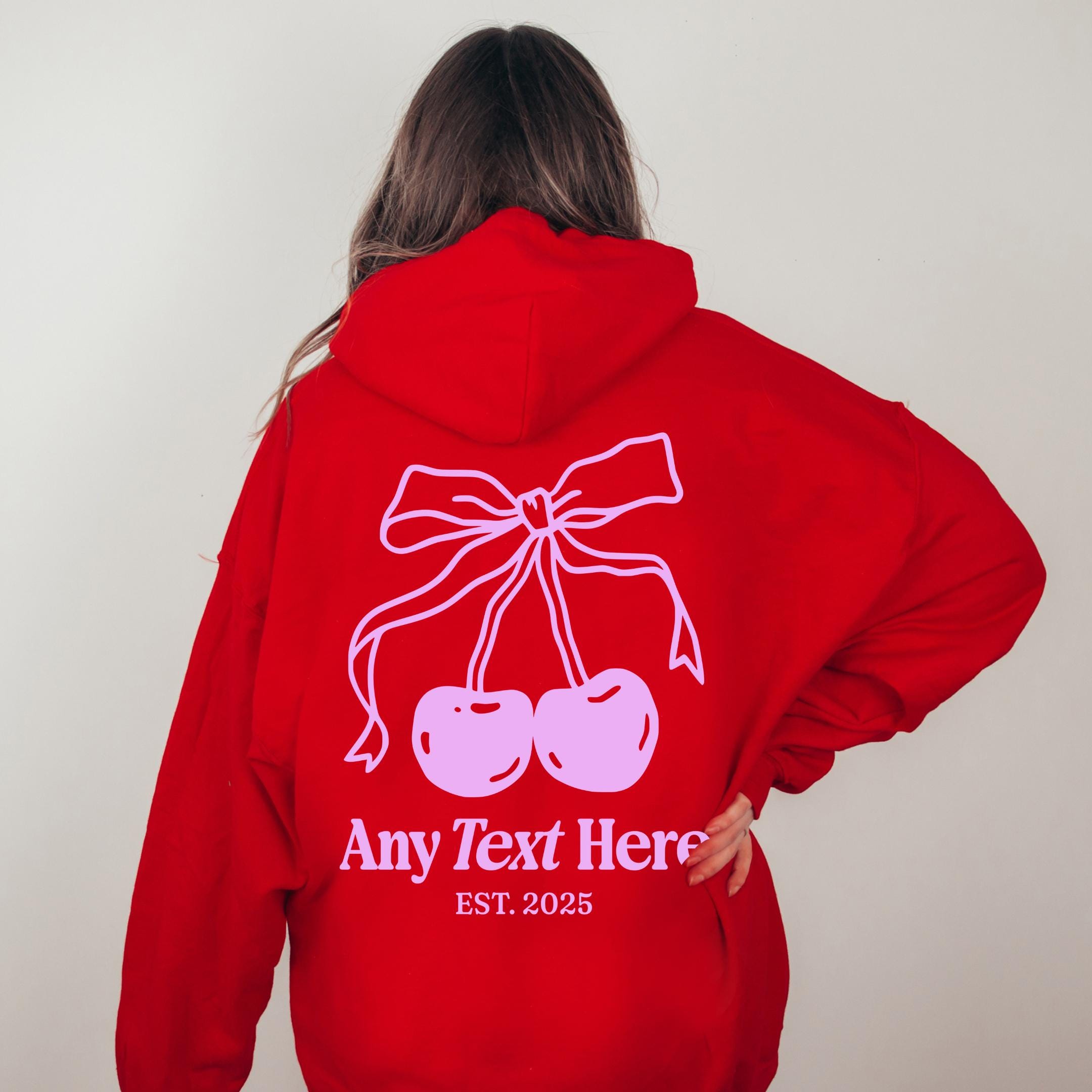 Sudadera Con Capucha Y Lazo De Cereza Coquette: Sudadera Con Gráfico "Mantente Dulce Y Fuerte" - España