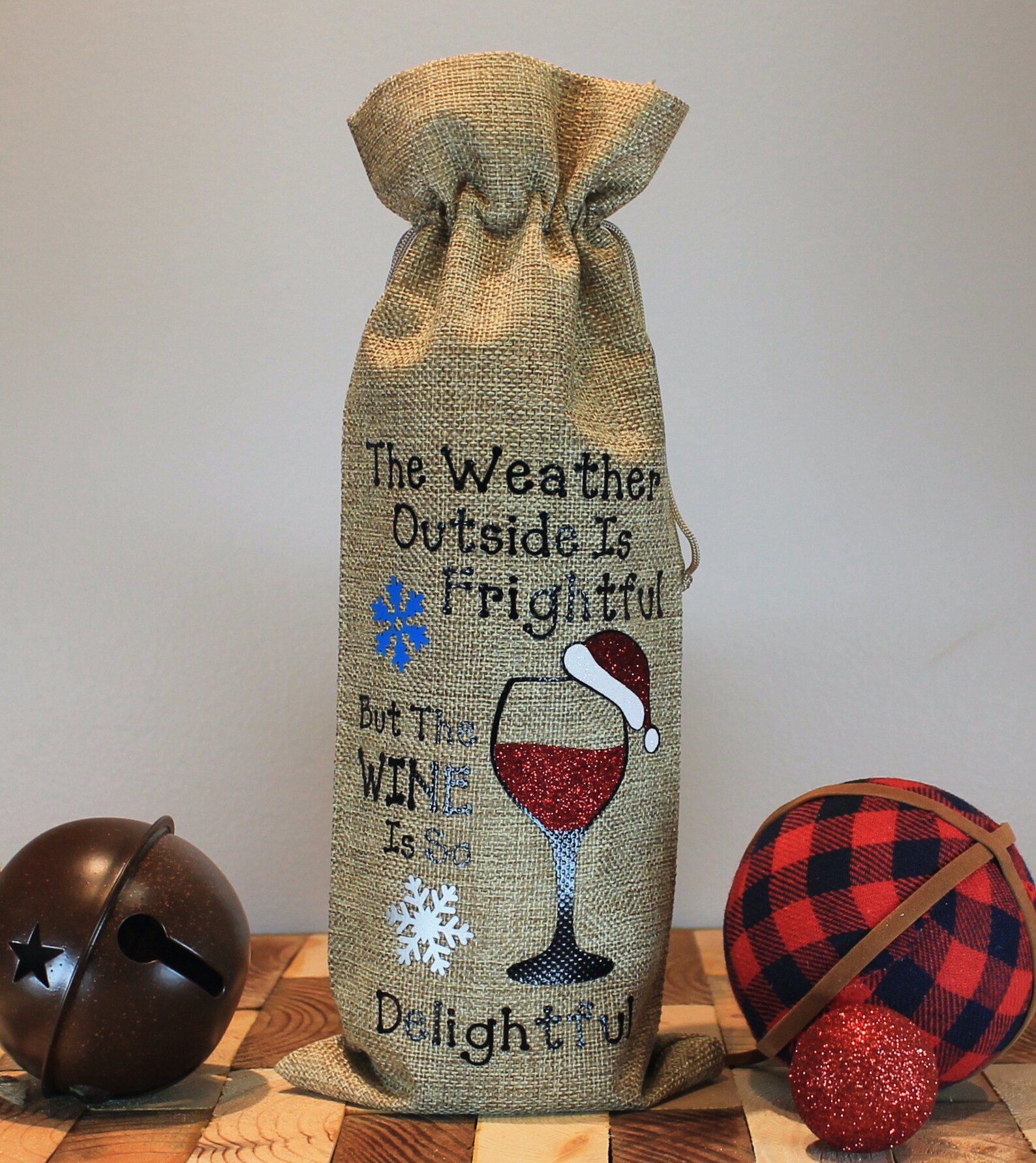 Holiday Wine Bags Funny Wine Bags Gift Bags Wine Totes Etsy