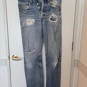 Vintage Levis Button Fly 501 - 32W x 38L