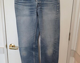 Pantaloni Levis Vintage con patta abbottonata 501 - 32W x 38L