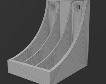 Dental disc holder for 98 mm discs, screwable/stackable