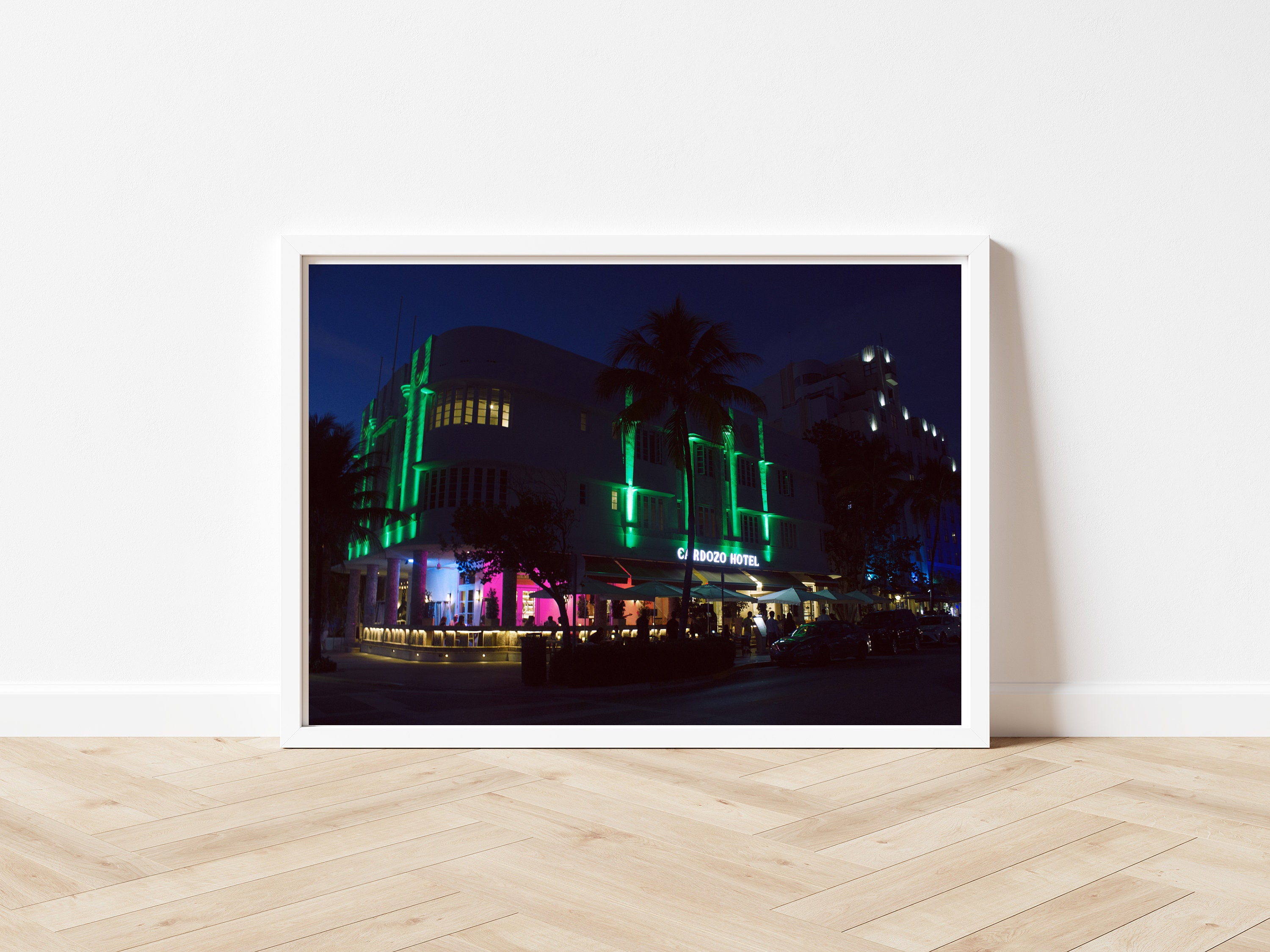Miami Art Deco Print South Beach Photography Wall Art Etsy