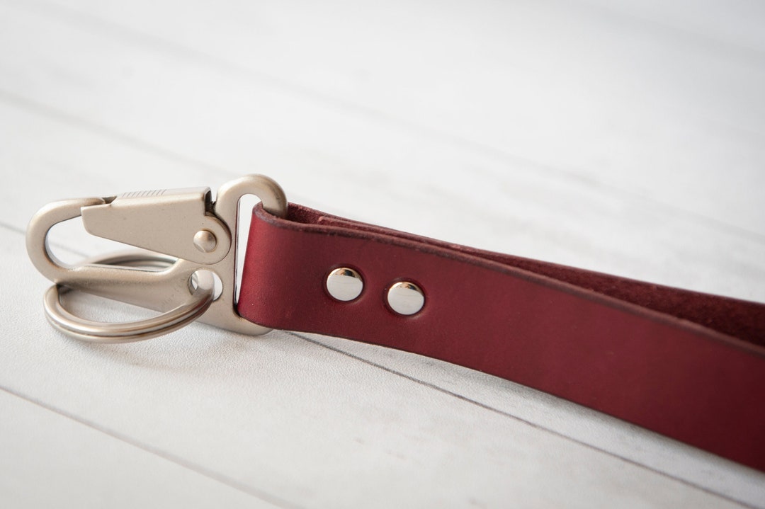 Personalized Leather Key Wristlets, Custom Keychains Key Fob Keyring