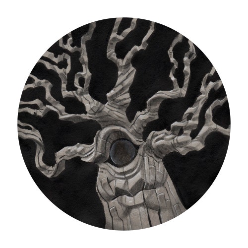 Cyclops Tree: An Uncanny Forest shops Ent Painting