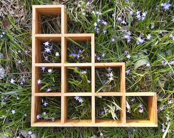 Coffee Mug Shelf~Coffee Cup Storage~Coffee Mug Storage~Coffee Cup Display Shelf~Mug Shelf~Wooden Cubby~Knick-Knack Shelf~Wood Display Shelf